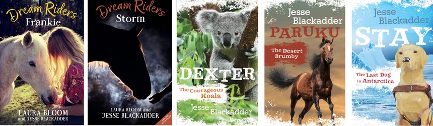 Jesse's five kids book covers